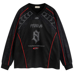 Y2K Moto Long Sleeve Top