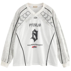 Y2K Moto Long Sleeve Top