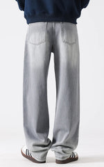 Y2K Patchwork Straight Leg Boyfriend Fit Denim Jeans