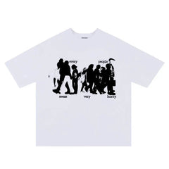 Y2K Rushed Graphic T Shirt