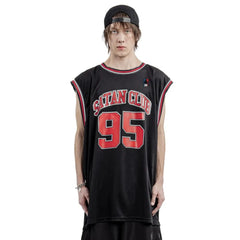 Y2K Satan Club Jersey Tank Top