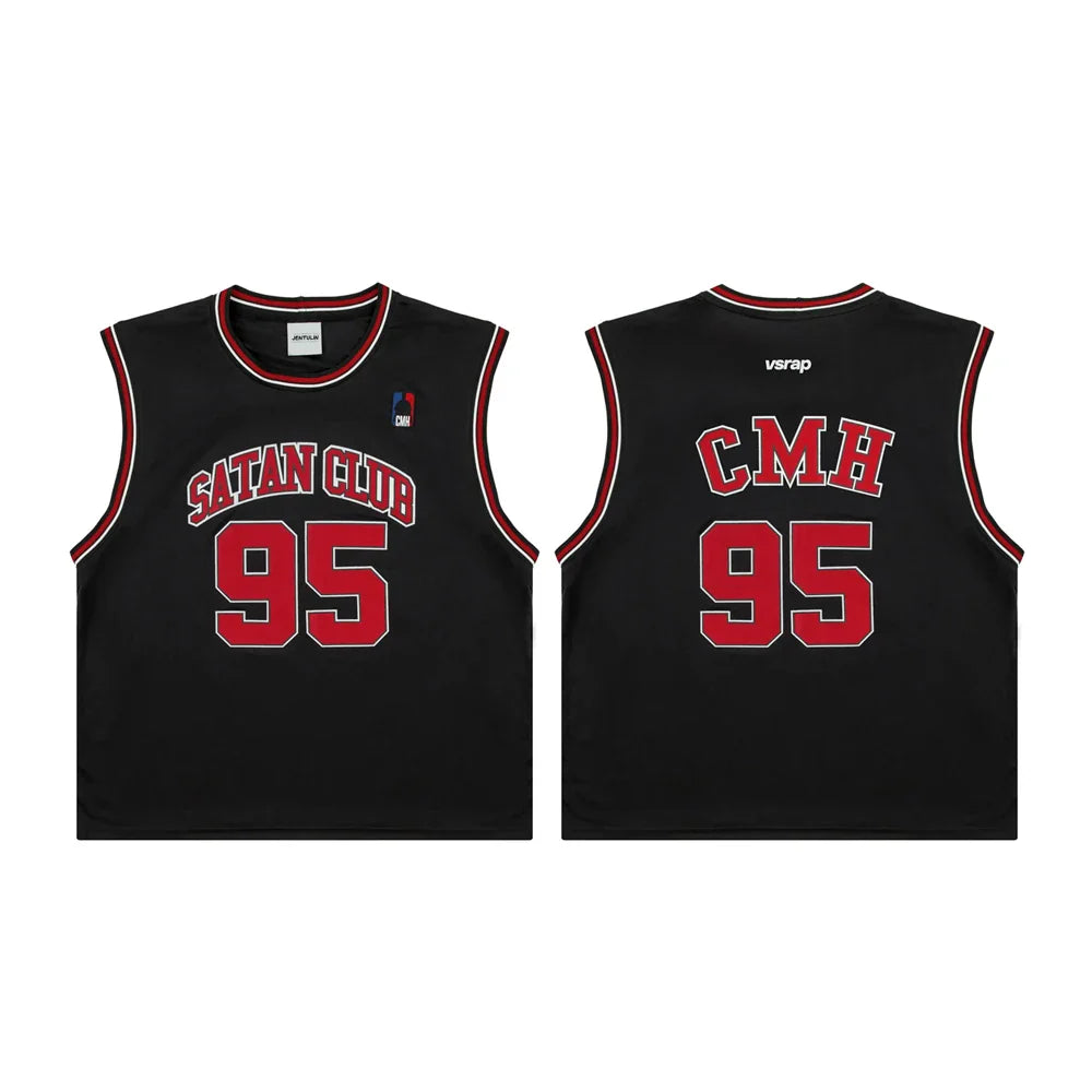 Y2K Satan Club Jersey Tank Top