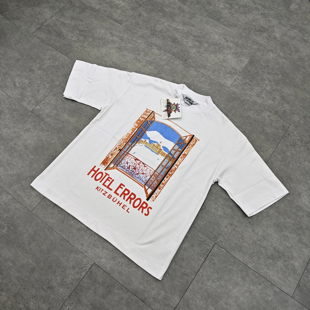 Y2K Scenic View Graphic Print T-Shirt