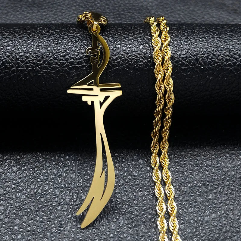 Y2K Sword Pendant Necklace