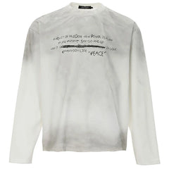 Y2K Vintage Oversized Long Sleeve Top