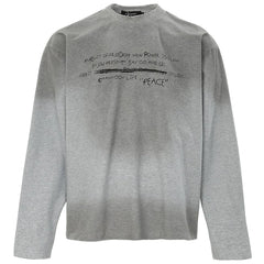 Y2K Vintage Oversized Long Sleeve Top