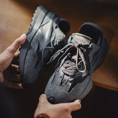 Y2K Vintage Thick-soled Black Trainers