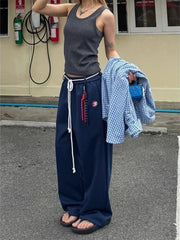 Y2K Vintage Wide Leg Oversized Sweatpant Joggers Trousers