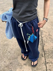 Y2K Vintage Wide Leg Oversized Sweatpant Joggers Trousers