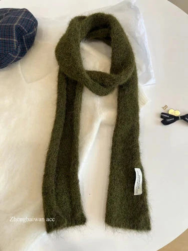 Y2K Womens Thin Long Scarf
