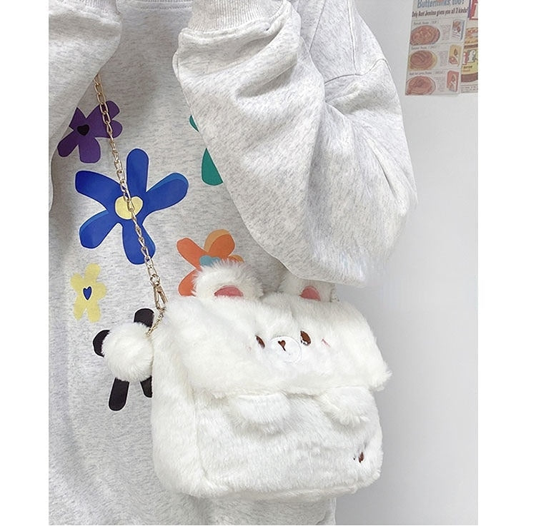 Baby Bear Fur Handbag