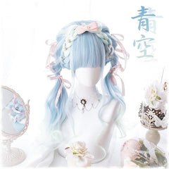 Baby Blue Wavy Wig