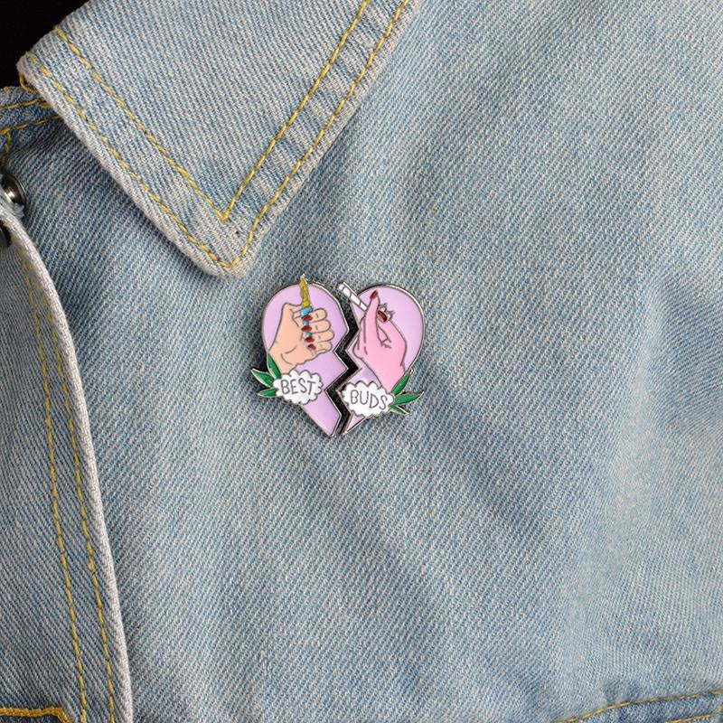 Best Buds Enamel Pin
