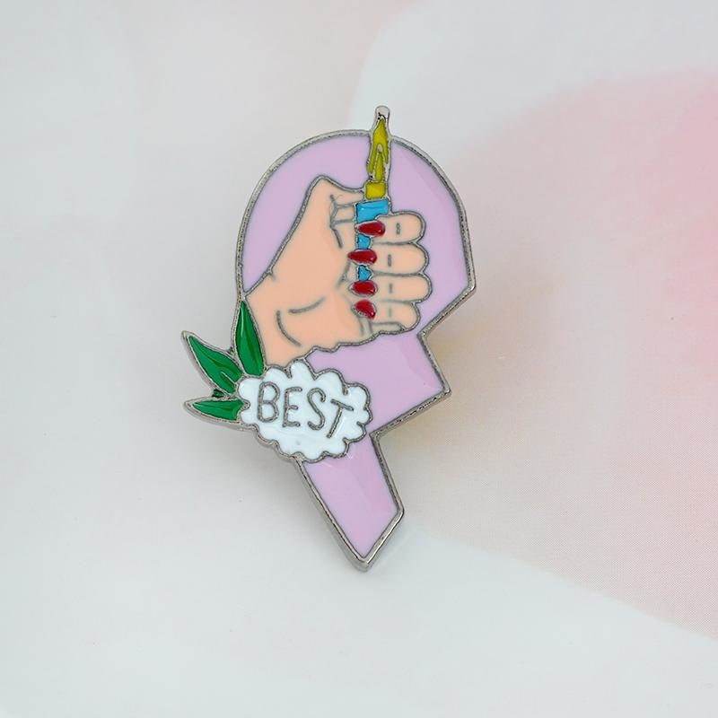 Best Buds Enamel Pin