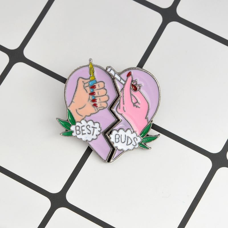 Best Buds Enamel Pin