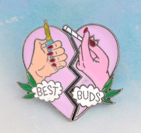 Best Buds Enamel Pin