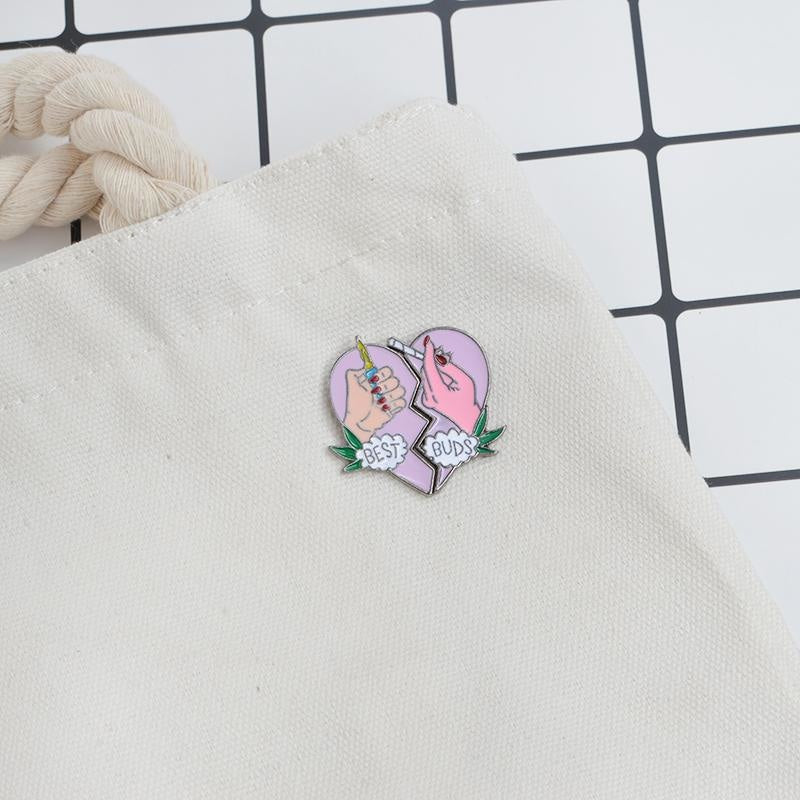 Best Buds Enamel Pin