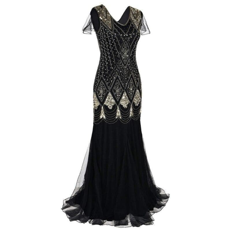 Gothic Gold Steampunk dress