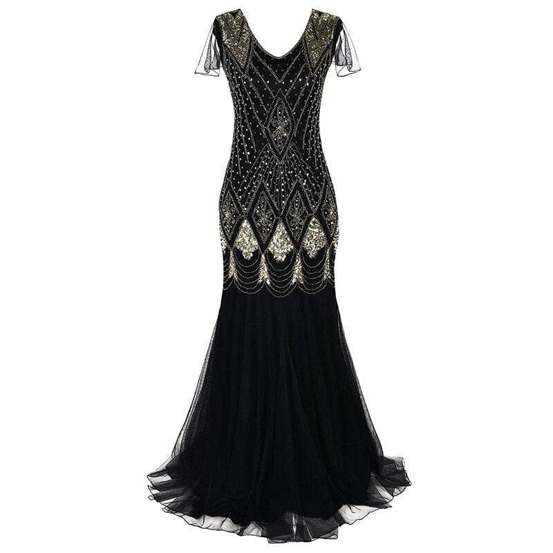 Gothic Gold Steampunk dress