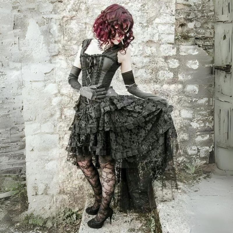 Steampunk cocktail dress