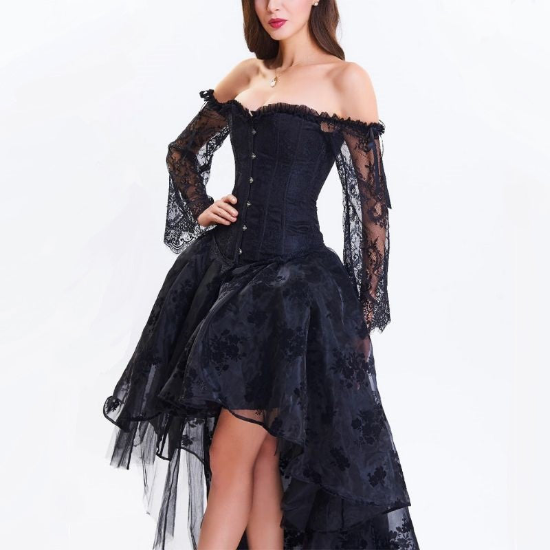 Steampunk dark duchess dress