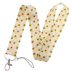 Bumble Bee Lanyard & Card Holder
