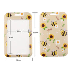 Bumble Bee Lanyard & Card Holder