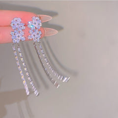 Cascading Flower Jewelry Set
