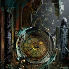 Steampunk clock wall art