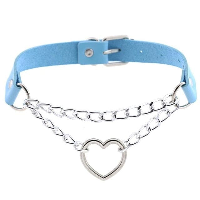 Chained Valentine Choker (15 Colors)