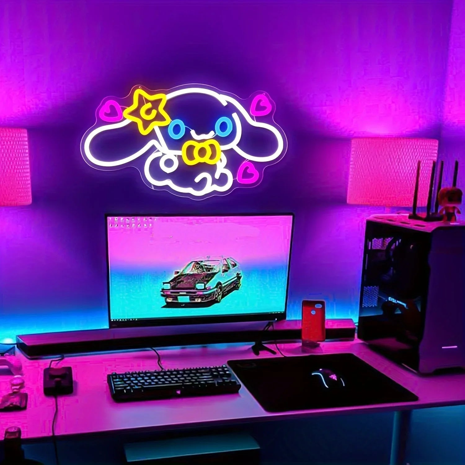 Puppy LED Light Up Sign