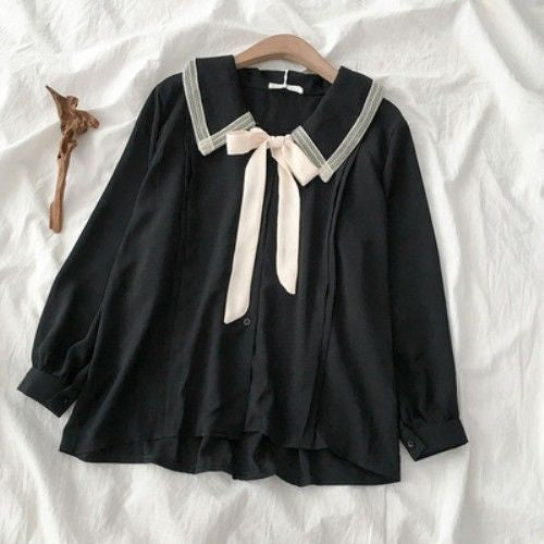 Classic Academia Collared Blouse