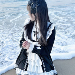 Courting The Priest Ruffled Dress