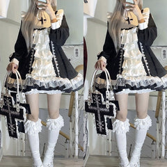 Courting The Priest Ruffled Dress