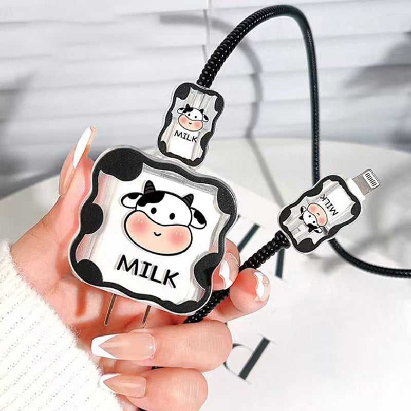 Cow Cable Protector For iPhone