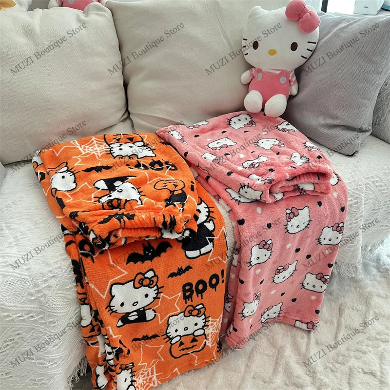 Cozy Holiday Kawaii Kitten Pajama Pants