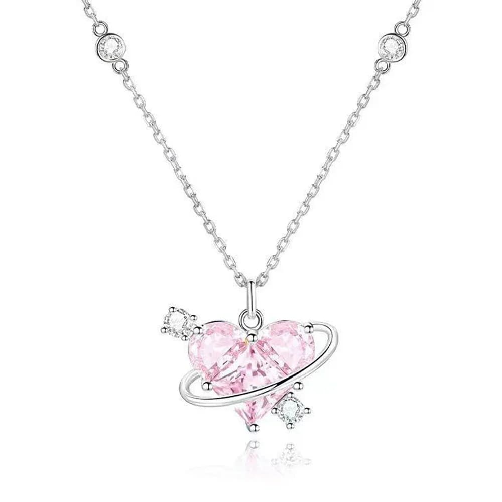 Crystal Heart Lovecore Bangle Bracelet