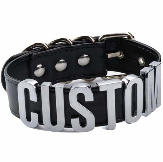 Custom Vegan Leather Choker