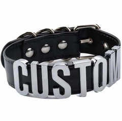Custom Vegan Leather Choker