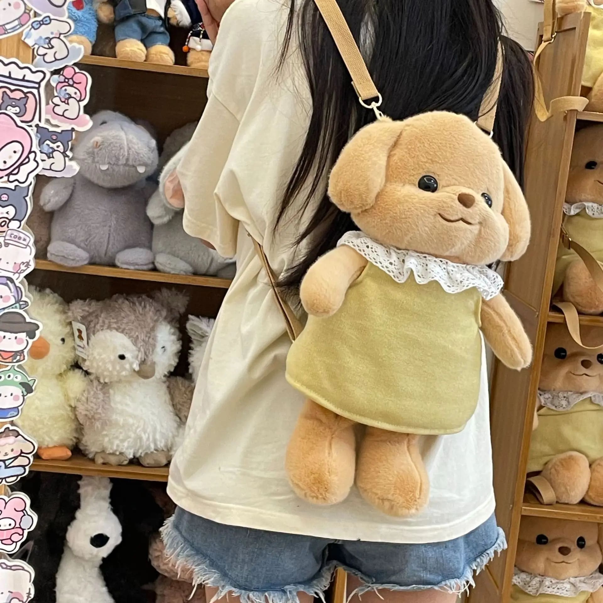 Cozy Teddy Crossbody Tote