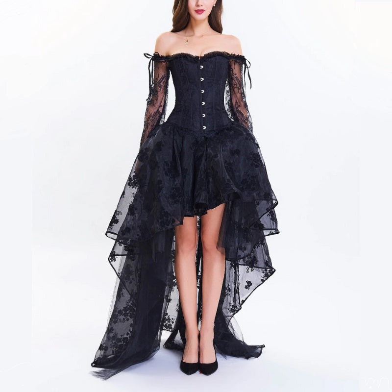 Steampunk dark duchess dress
