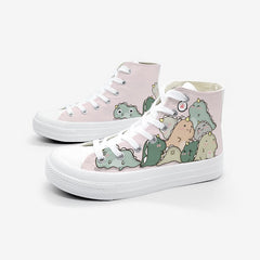 Dinosaur Pile High Top Sneakers