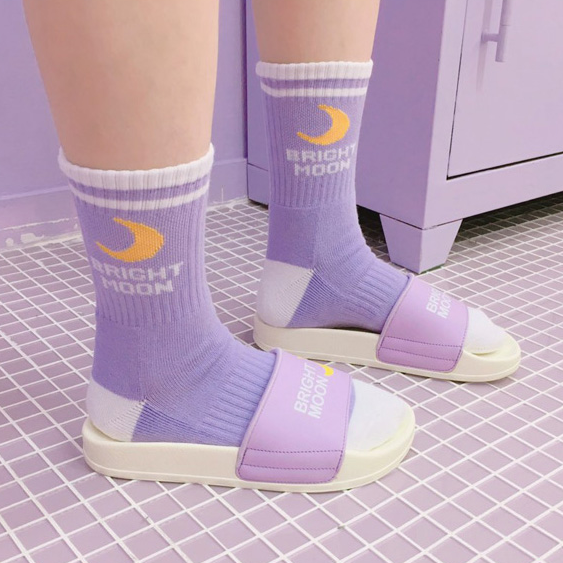 Kawaii Moon Socks