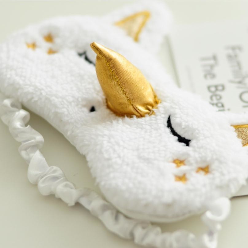 Fluffy Unicorn Sleep Masks