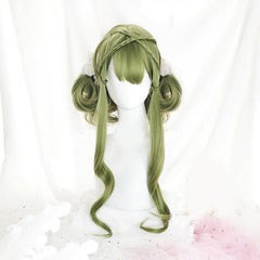 Green Long Wavy Cosplay Wig