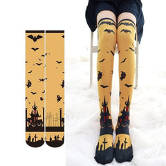 Halloween Thigh High Stockings