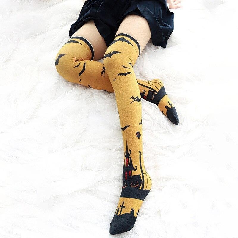 Halloween Thigh High Stockings