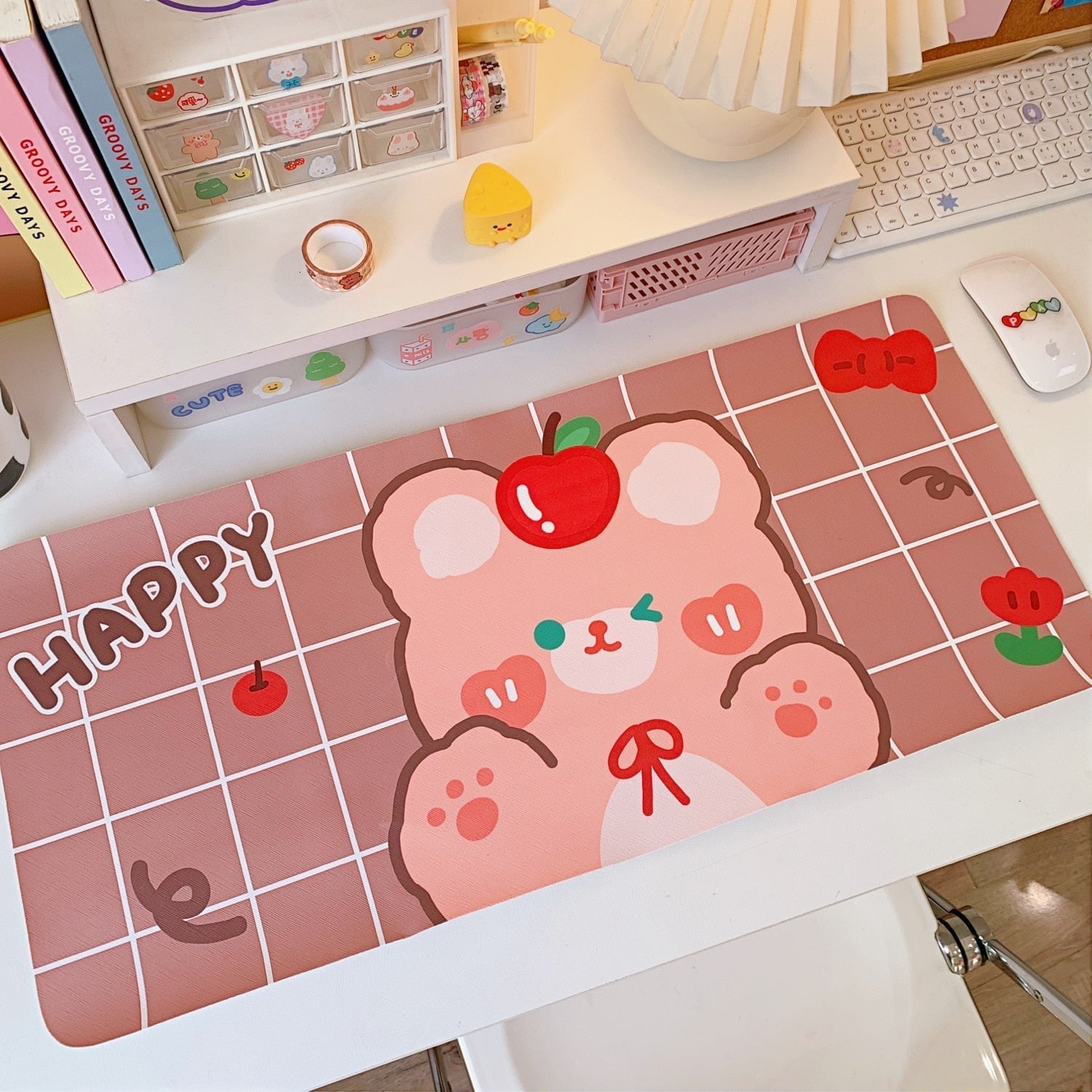 Kawaii Gamepad Sky Night Bear Mouse Pad main image 1