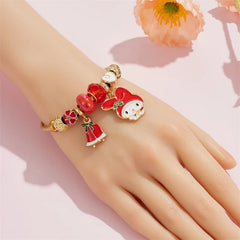 Holiday Bangle Beaded Bracelets