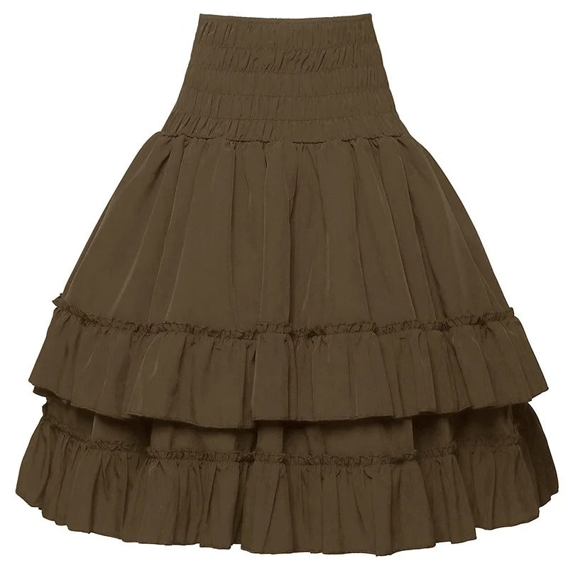 High waisted Steampunk skirt